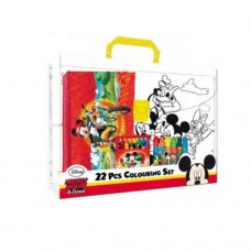 Set Disney Mickey de colorat A4 cu 22 piese